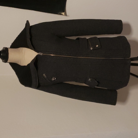 Jackets & Blazers - Warm wool black coat